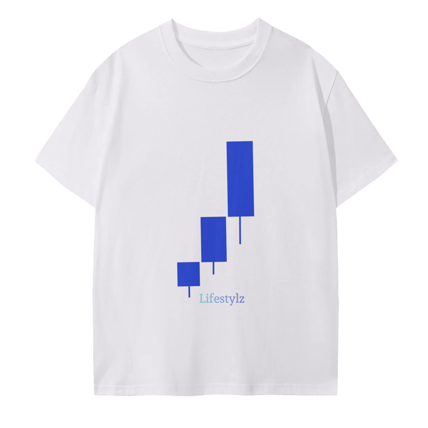 Lifestylz Logo White Tee Blessed Edition